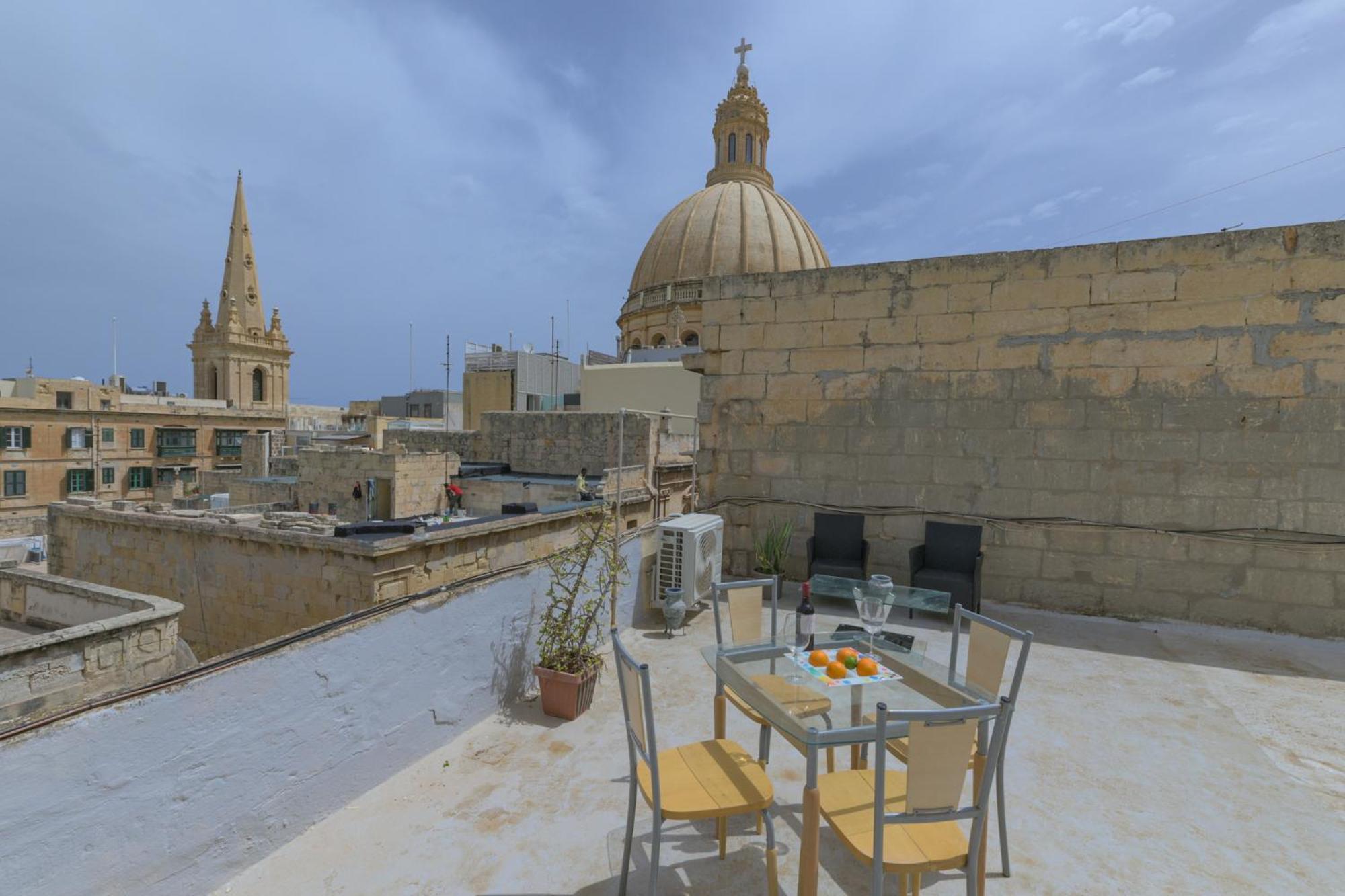 New 1 Bedroom Apartment In Valletta City Centre With Terrace And Views Zewnętrze zdjęcie