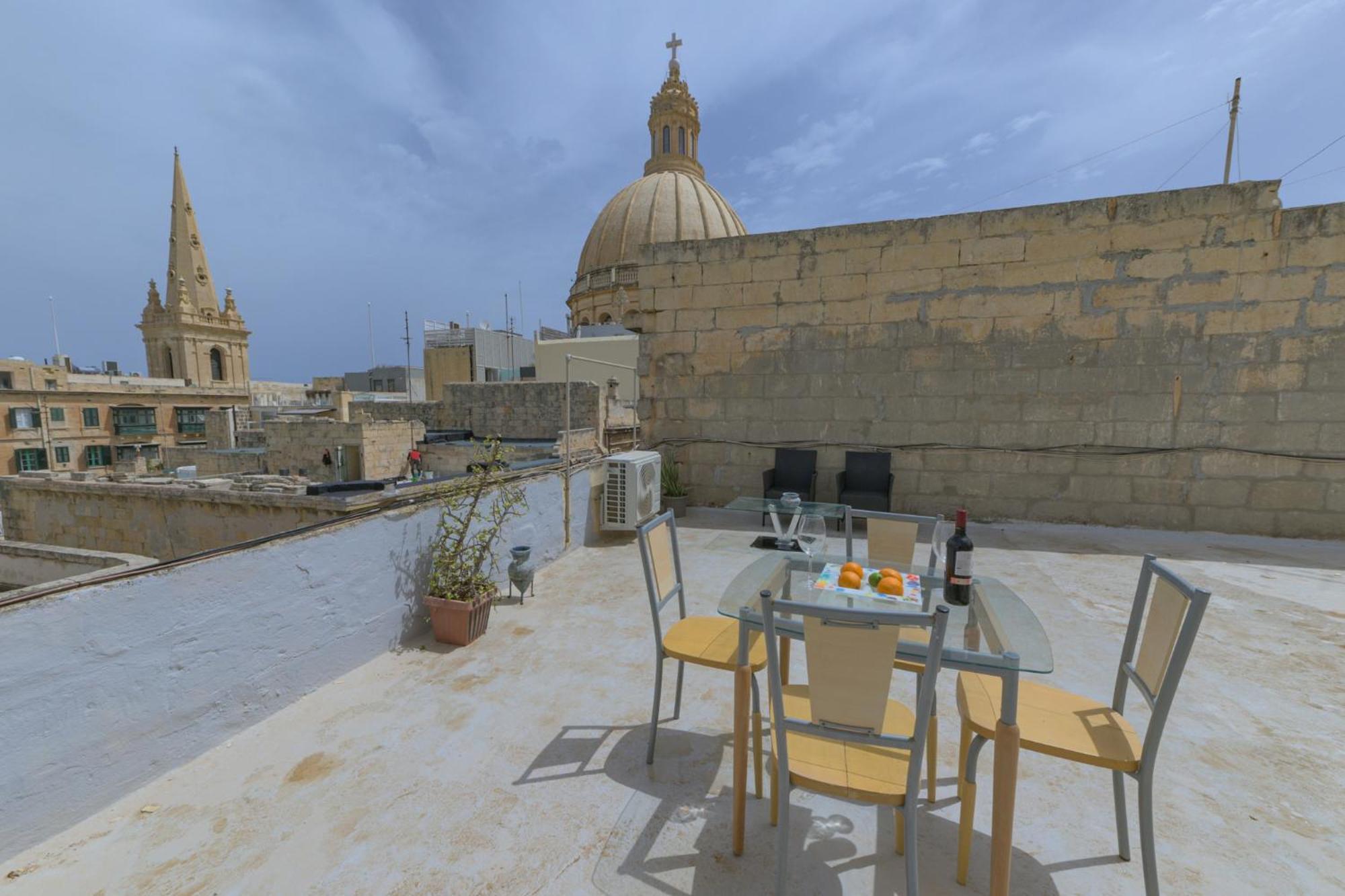 New 1 Bedroom Apartment In Valletta City Centre With Terrace And Views Zewnętrze zdjęcie
